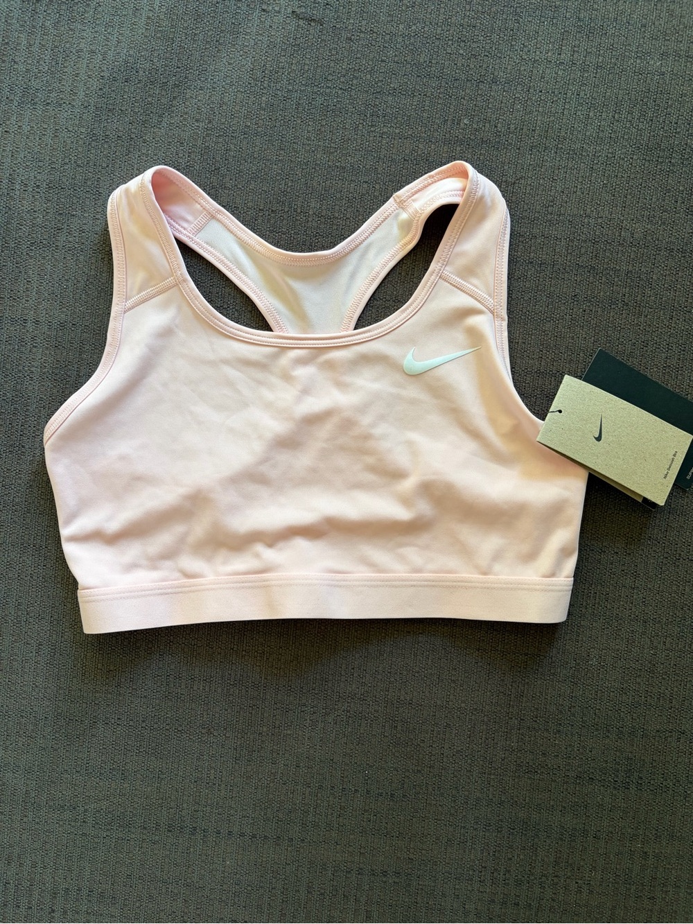 Nike Light Pink Racerback Sports Bra